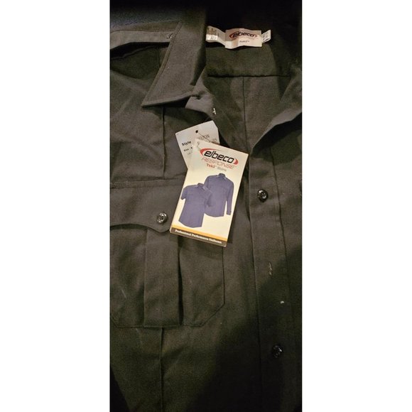 Elbeco Response Paragon Plus Long Sleeve Poly Cotton Shirt 2XL, 18-18.5,‎ 34/35 - Picture 3 of 4